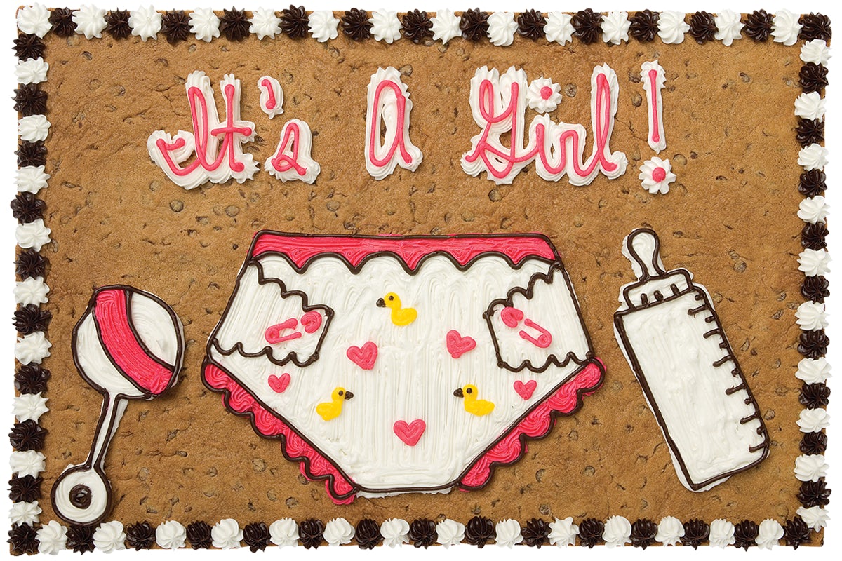 Order It's a Girl! - O4002  food online from Great American Cookies - Bel Air Mall store, Mobile on bringmethat.com