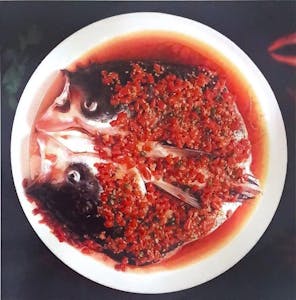 Order Steamed Fish Head with Chopped Pepper 剁椒鱼头 food online from Garage Restaurant store, San Gabriel on bringmethat.com