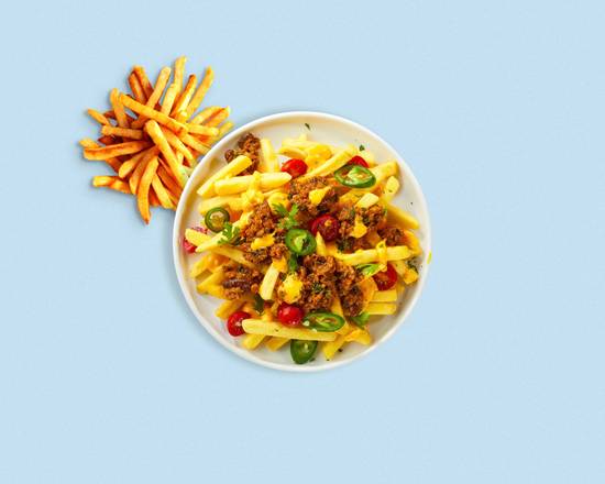 Order Chili Billy Cheese Fries food online from Chicken Me Out store, Ypsilanti on bringmethat.com
