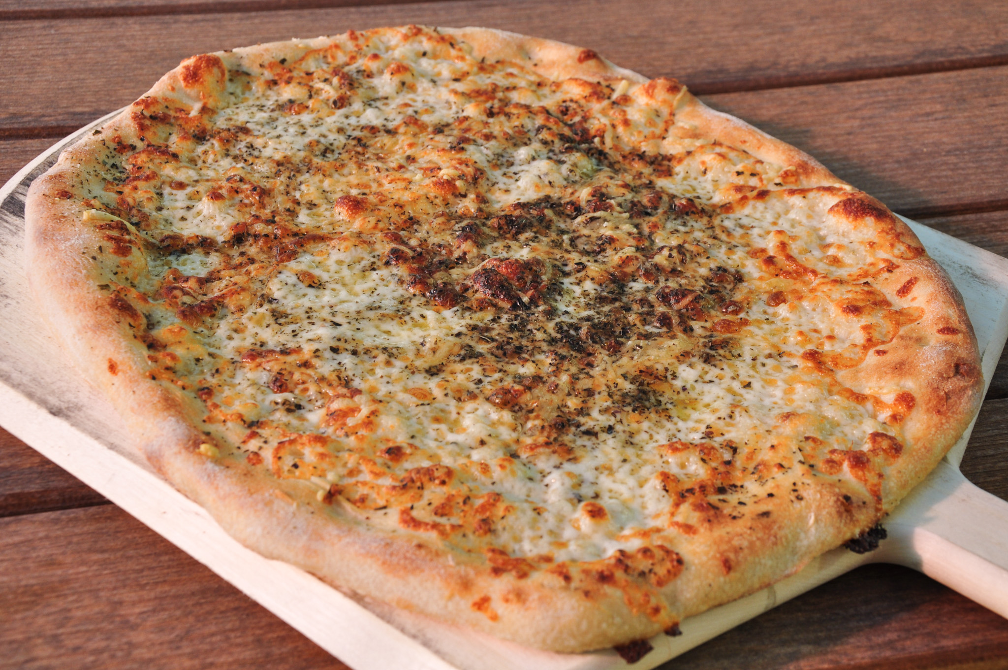 Order Cheese and Herb Flatbread food online from Flatbread Company store, Dallas on bringmethat.com