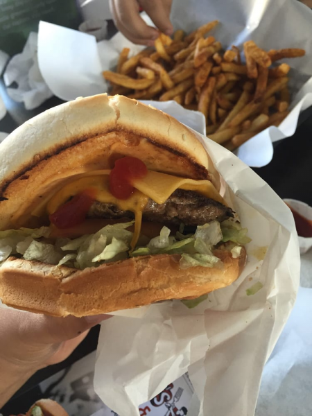 Order George Foreman II Burger food online from MVP Grill store, Long Beach on bringmethat.com