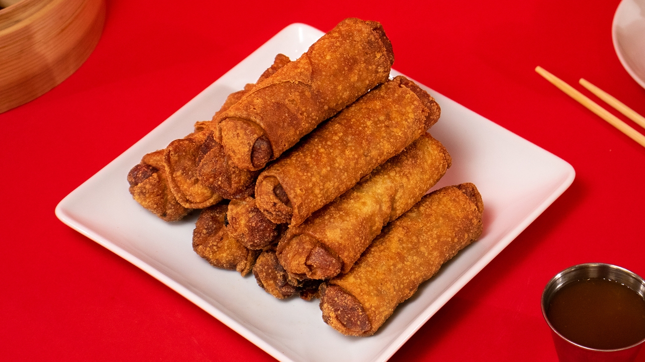 Order 10-Piece Crispy Chicken Egg Rolls food online from Wow Bao store, Chicago on bringmethat.com