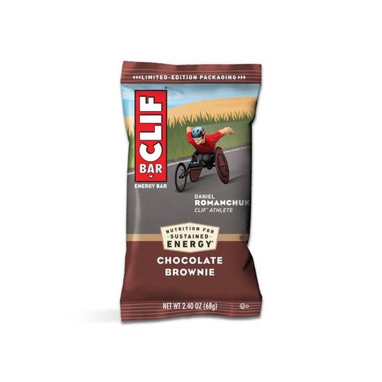 Order Clif Bar Energy Bars, Chocolate Brownie, 9g Protein Bar food online from Exxon Food Mart store, Port Huron on bringmethat.com