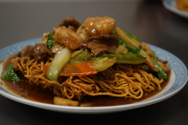 Order Combination Pan Fried Noodle food online from Red Lantern store, Brea on bringmethat.com