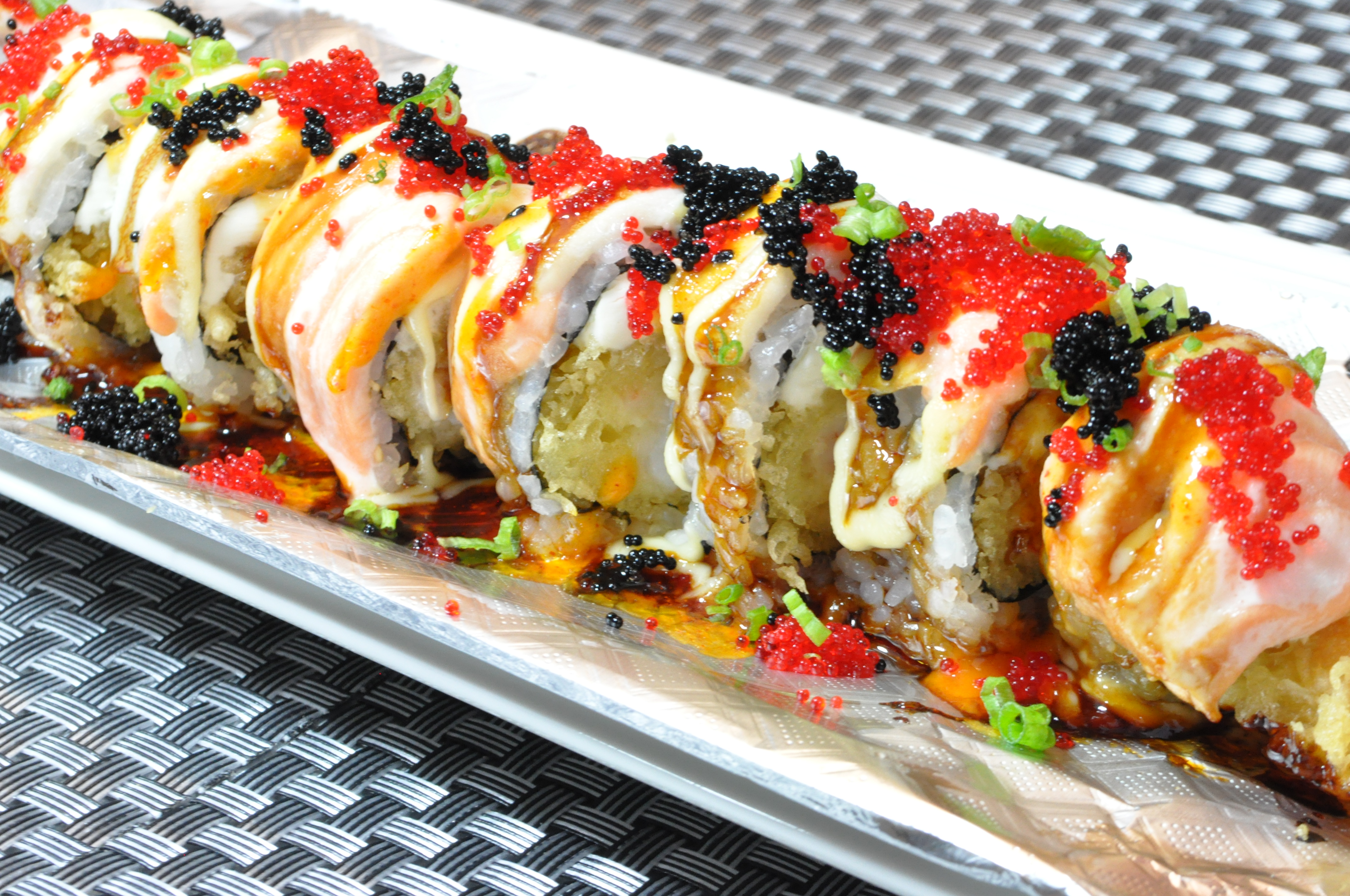 Order Fire Dragon Roll food online from Sushi Taku store, Chicago on bringmethat.com