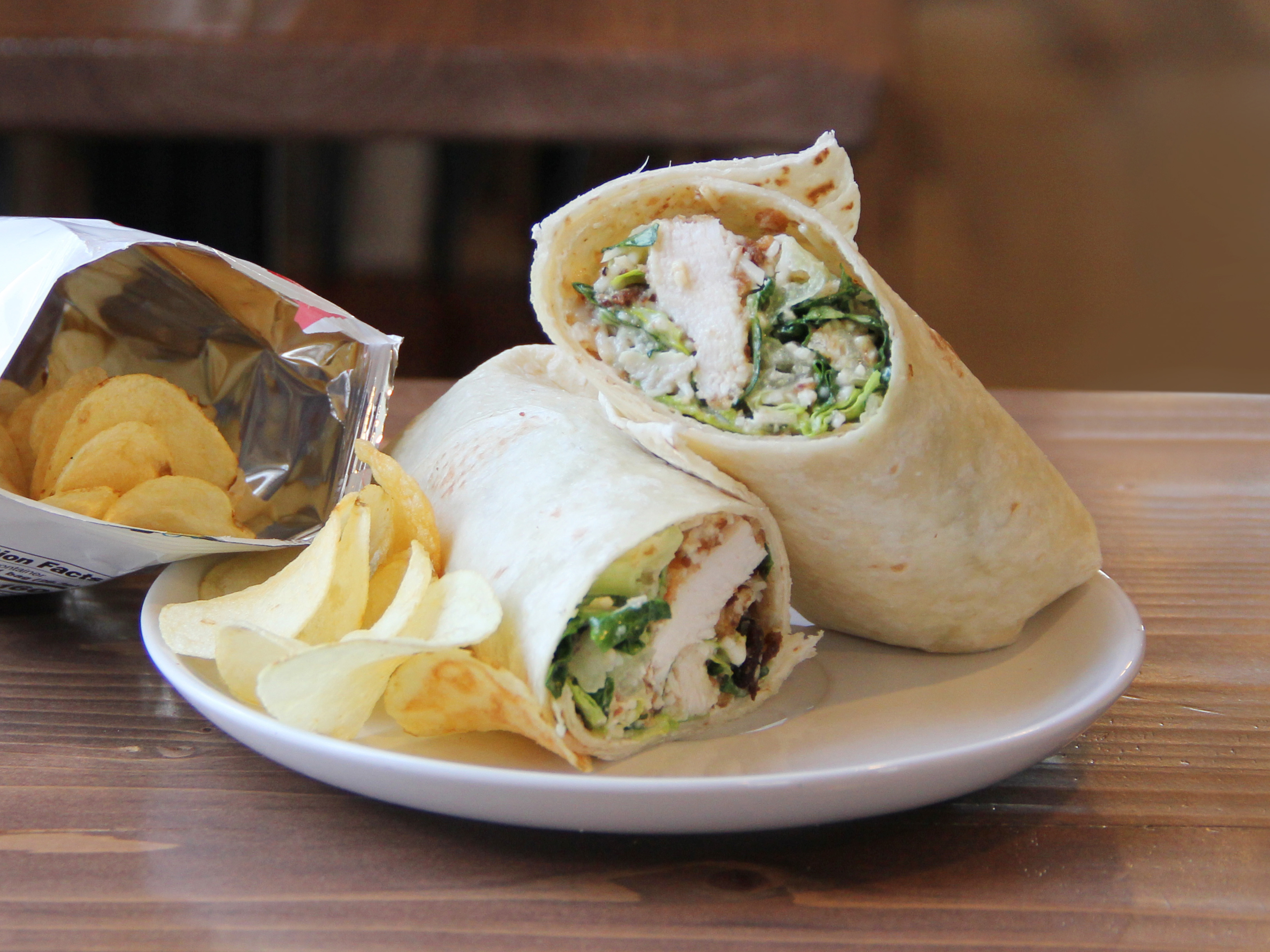 Order Chicken Caesar Wrap food online from Driftaway Cafe store, Lindenwold on bringmethat.com