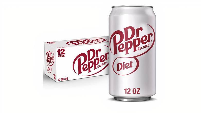 Order Diet Dr Pepper (12 Pack Cans) food online from Mac On 4th store, Alton on bringmethat.com