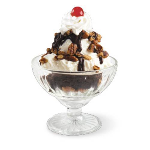Order Fudge Brownie Sundae food online from That Burger Joint store, Champaign on bringmethat.com
