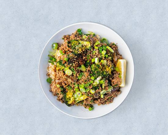 Order Thrive Impossible Beef and Broccoli Bowl food online from Thrive Kitchen store, Chicago on bringmethat.com