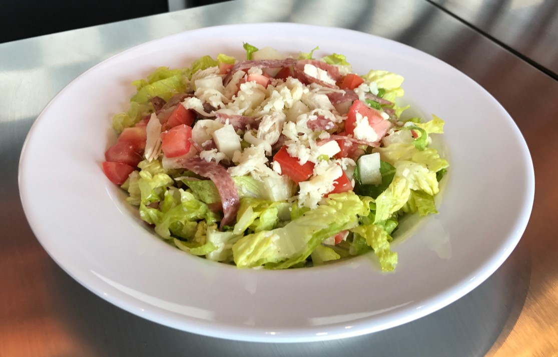 Order Chopped Salad food online from Yellow Cab Pizza store, Honolulu on bringmethat.com
