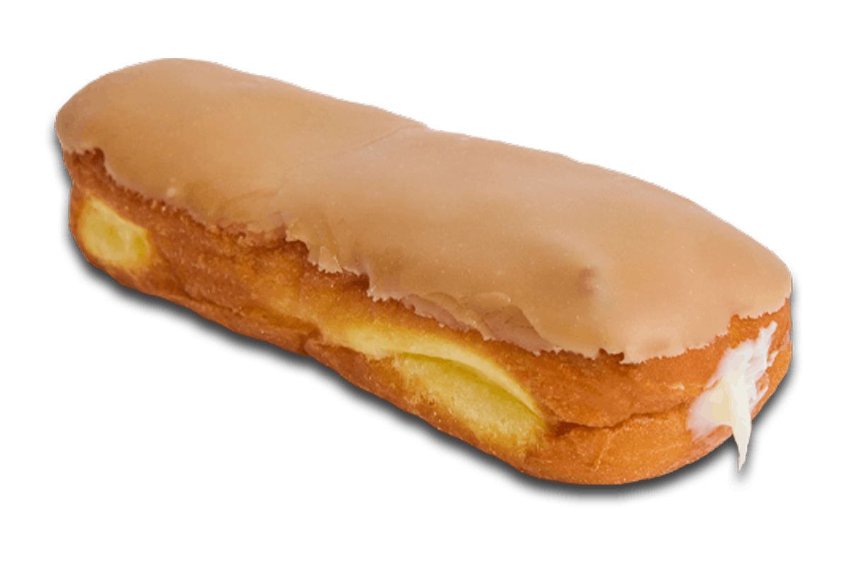 Order Maple Long John with Cream food online from Randy Donuts store, Costa Mesa on bringmethat.com