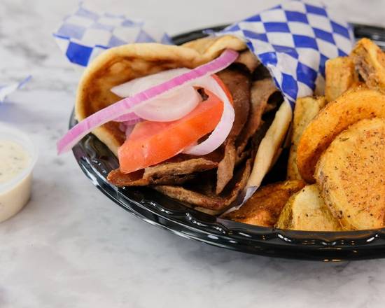 Order Gyro Wrap food online from Grecian Gyro store, Hapeville on bringmethat.com