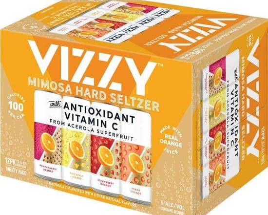 Order Vizzy Mimosa Hard Seltzer Variety Pack food online from Windy City Liquor Market store, El Cajon on bringmethat.com