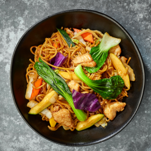 Order Hi Mein Noodles food online from Mógū Modern Chinese Kitchen store, Farmingdale on bringmethat.com