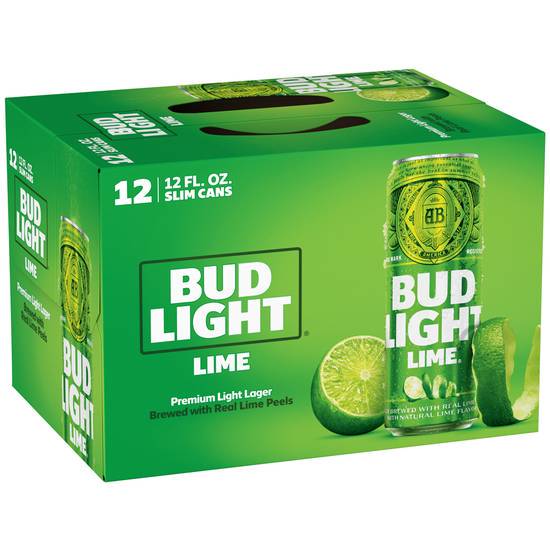 Order Bud Light Lime, 12pk-12oz can beer (4.2% ABV) food online from Home-Gating Essentials store, Bolingbrook on bringmethat.com