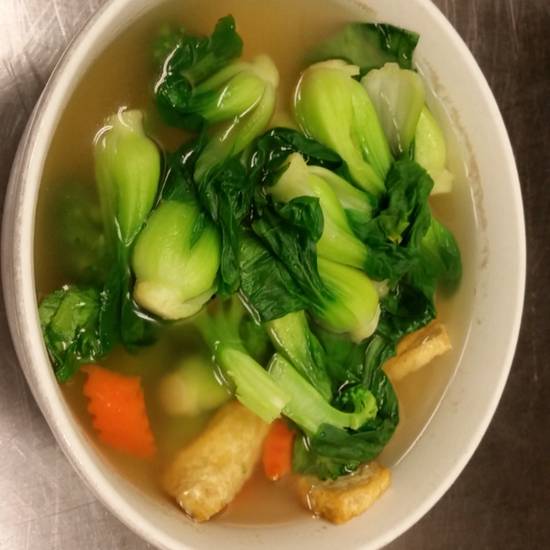 Order Noodle Soup with Vegetables (Large) food online from Pho Bamboo store, Rowland Heights on bringmethat.com