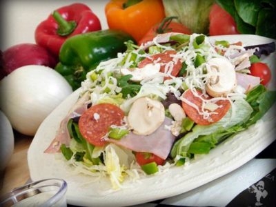 Order Small Chef's Super Salad food online from B.C. Pizza store, Traverse City on bringmethat.com