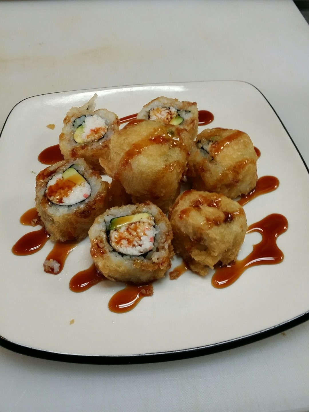 Order Deep-Fried Vegas Roll food online from Arata Sushi & Bowl store, Las Vegas on bringmethat.com