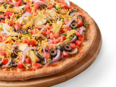 Order Artichoke Fiesta Pizza food online from Pizza Guys store, Apple Valley on bringmethat.com