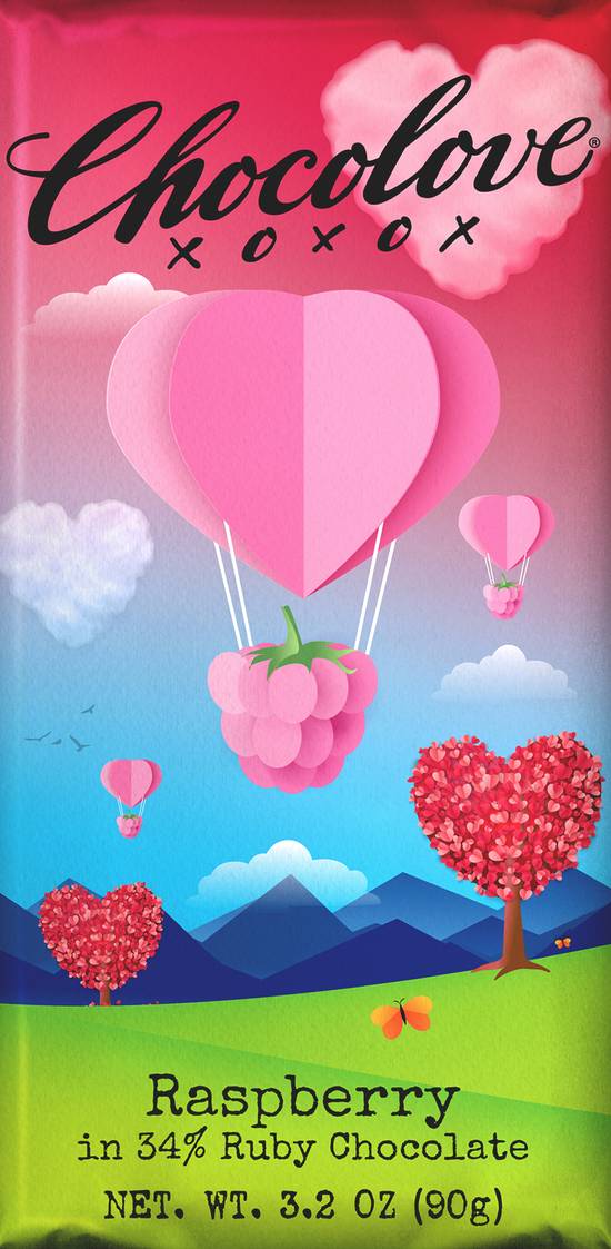 Order Chocolove Raspberry in Ruby Chocolate Bar - 3.2 oz food online from Rite Aid store, Morro Bay on bringmethat.com