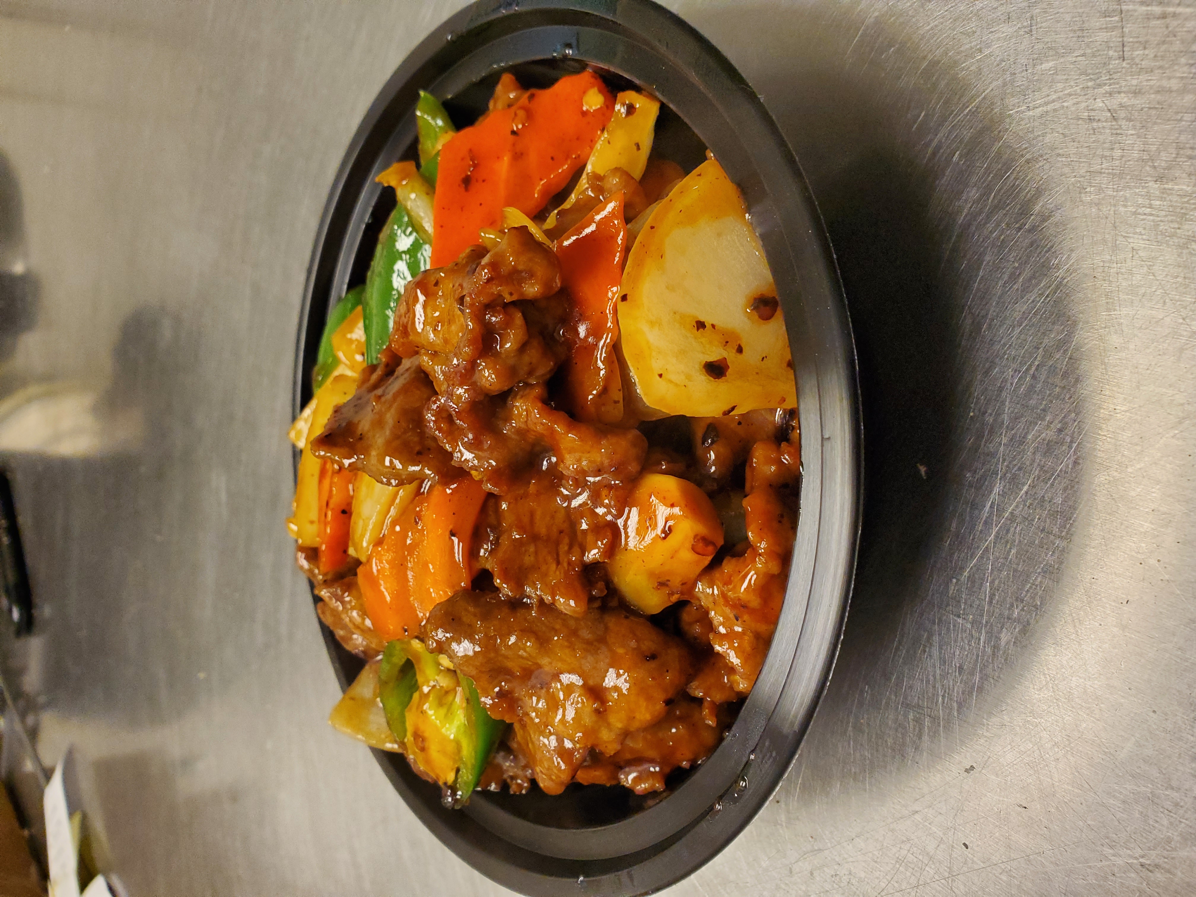 Order Sha Cha Beef food online from Panda Kitchen store, Houston on bringmethat.com