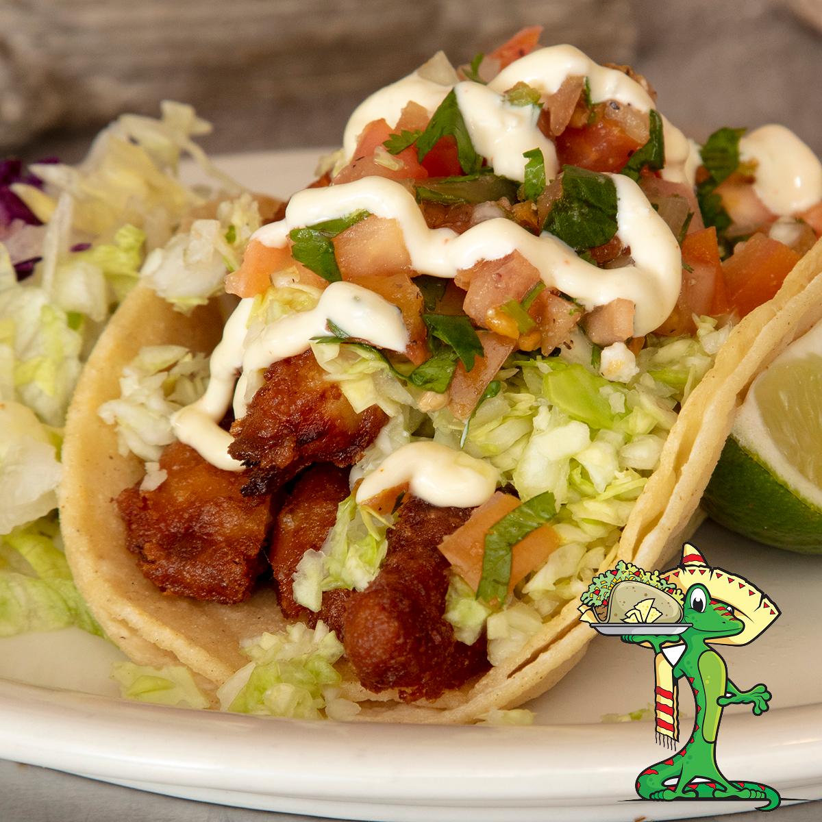 Order Baja Fish Taco food online from Gecko Grill store, Gilbert on bringmethat.com