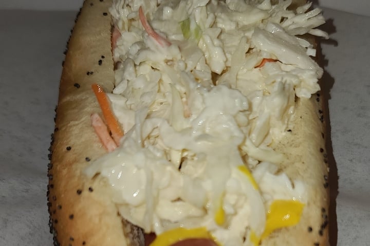 Order Southern Slaw Dog food online from Devil Dawgs store, Chicago on bringmethat.com
