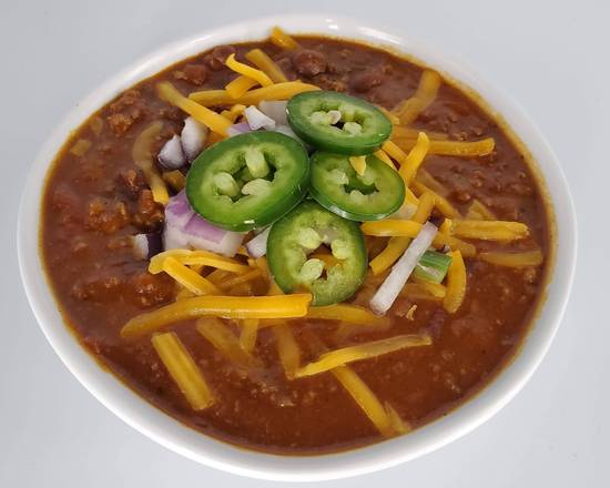 Order CHILI SOUP food online from Christine Casual Dining store, Green on bringmethat.com