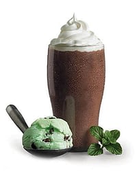 Order Mint Chip Latte Frappe food online from Joker Koffee store, Arcadia on bringmethat.com