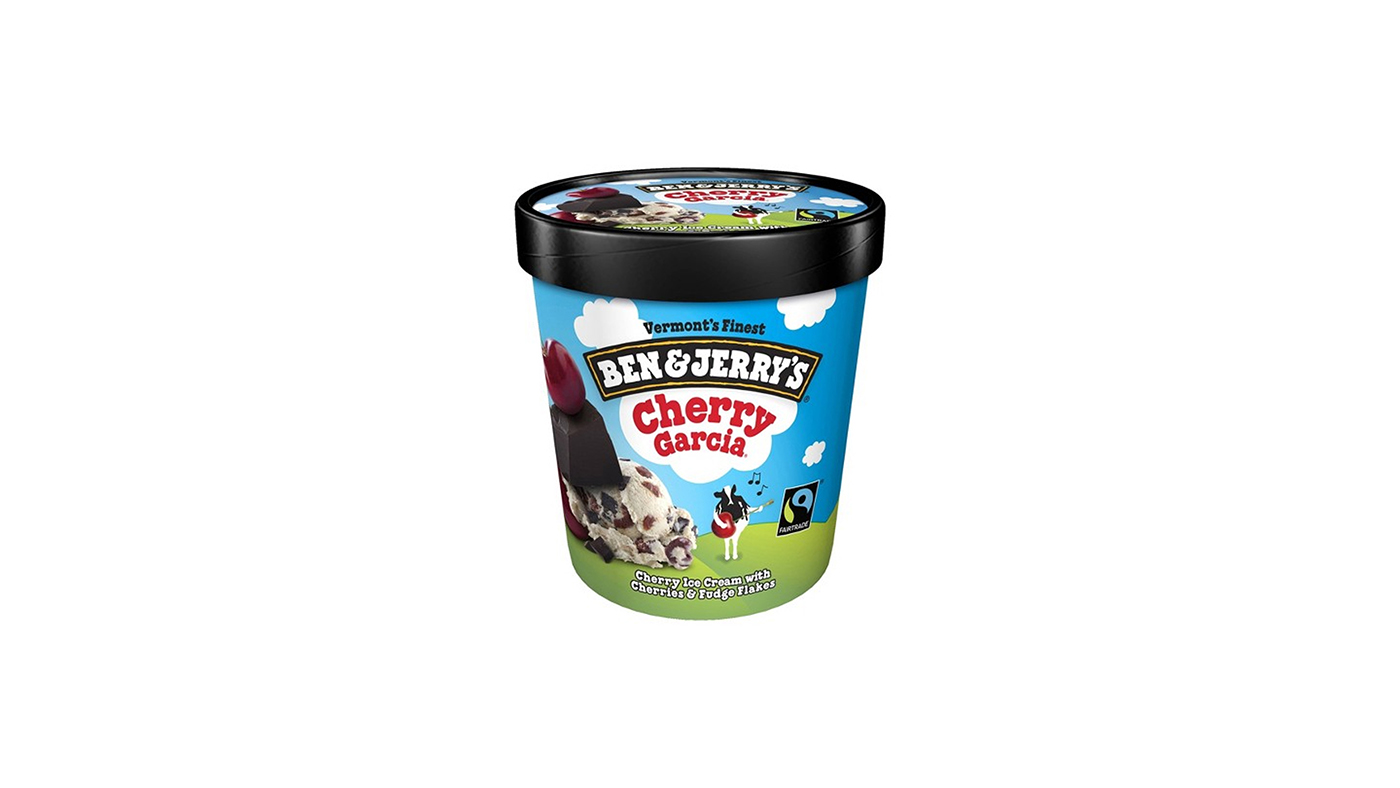 Order Ben and Jerry's Cherry Garcia Pint food online from Chevron Extramile store, Garden Grove on bringmethat.com