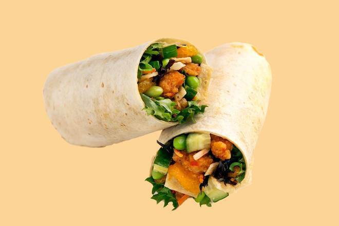 Order Asian Crispy Chicken Wrap food online from Saladworks store, Huntingdon Valley on bringmethat.com