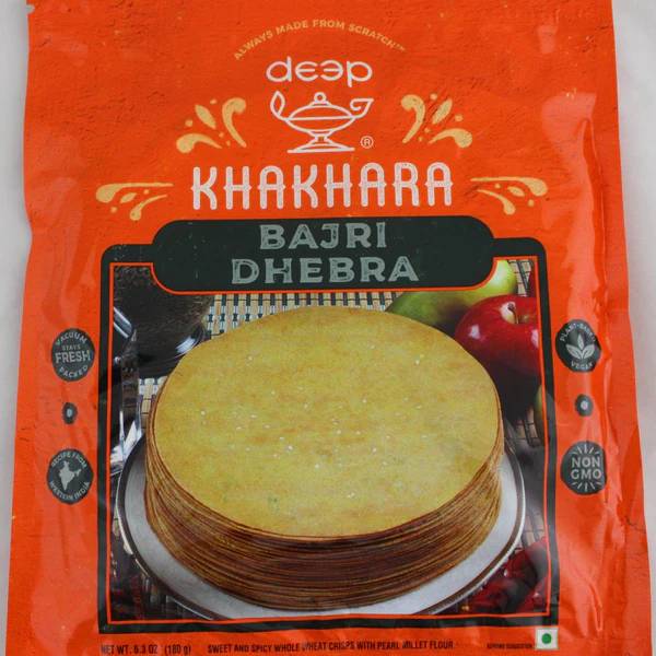 Order Deep Bhajri Dhebra Khakhra food online from New Rotikaa Foods store, Iselin on bringmethat.com
