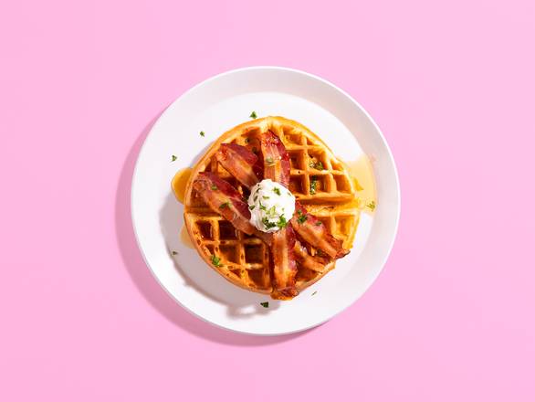 Order Maple Bacon Waffle food online from Wanna Waffle store, Lakewood on bringmethat.com