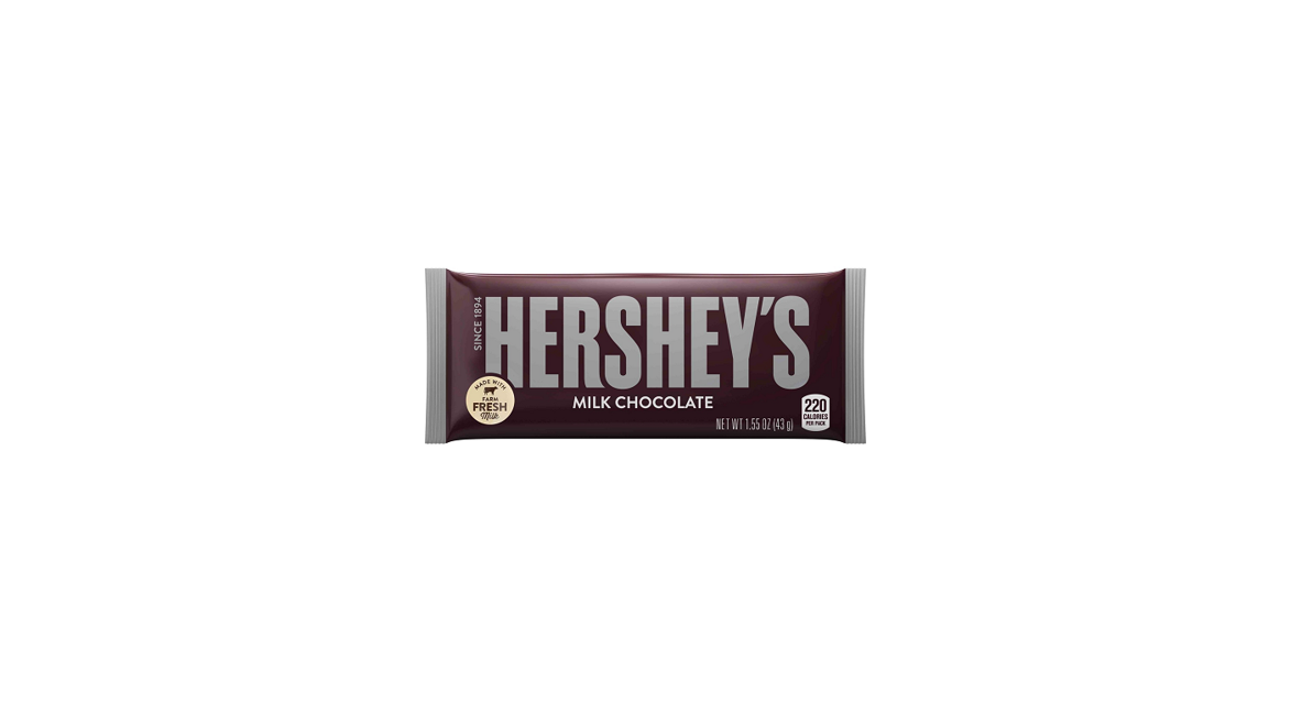 Order Hershey's Milk Chocolate 1.55 oz food online from Cafe Verdi Rebel store, Las Vegas on bringmethat.com