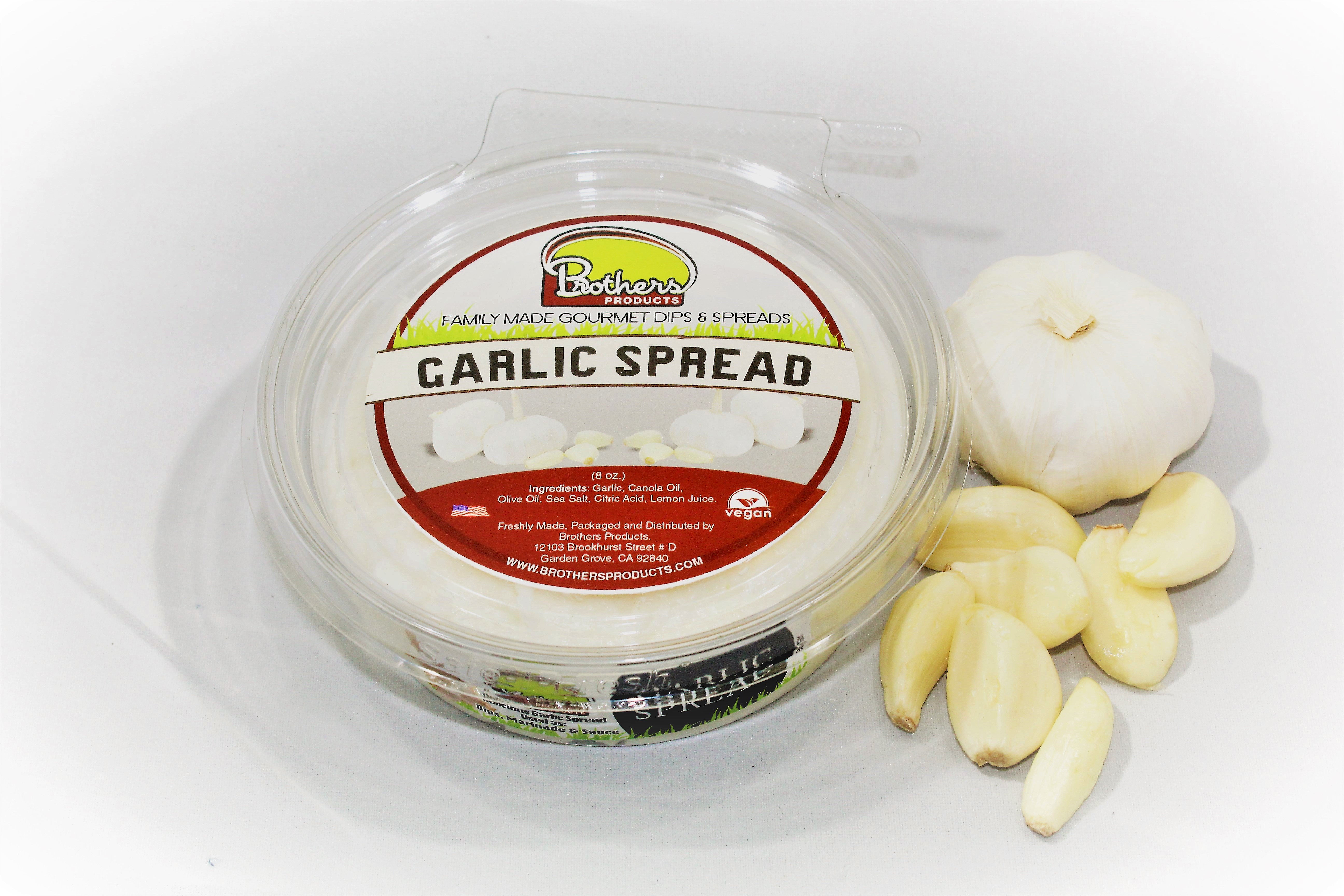 Order Garlic Spread  food online from Brothers Juicery store, Garden Grove on bringmethat.com