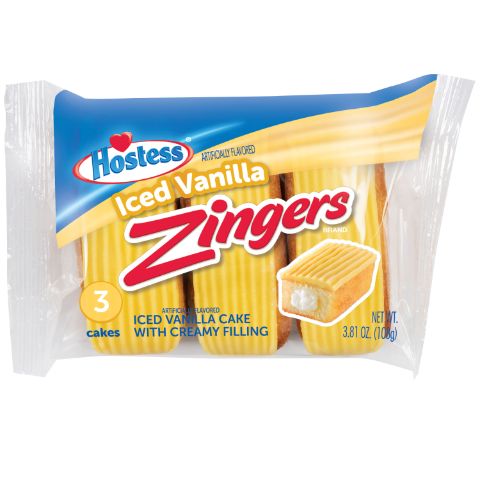 Order Hostess Vanilla Zingers 3 Count food online from 7-Eleven store, Chicago on bringmethat.com