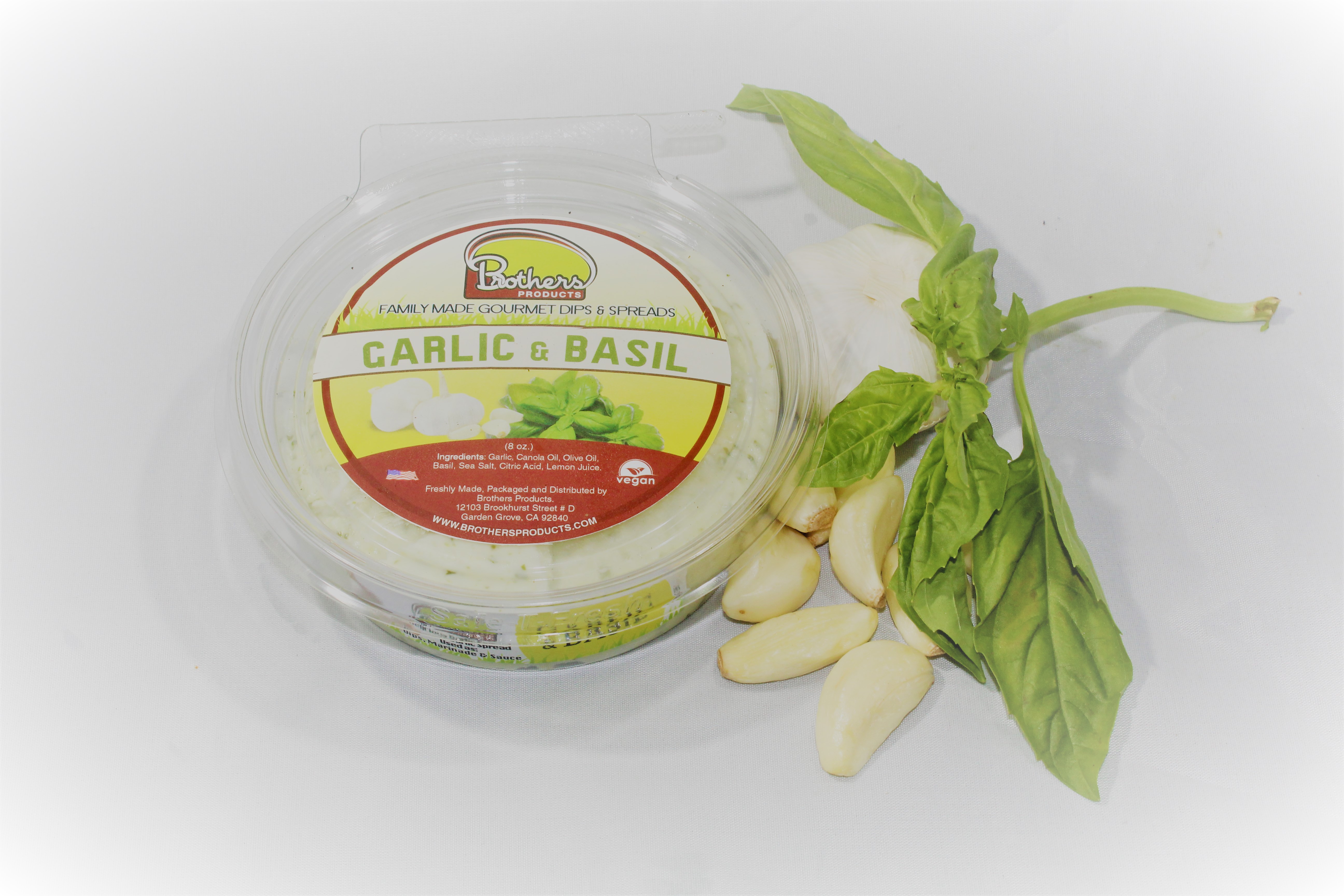Order Garlic Spread Basil food online from Brothers Juicery store, Garden Grove on bringmethat.com