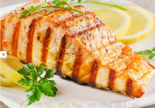 Order Grilled Salmon food online from Pinatas Mexican Grill store, Massapequa Park on bringmethat.com