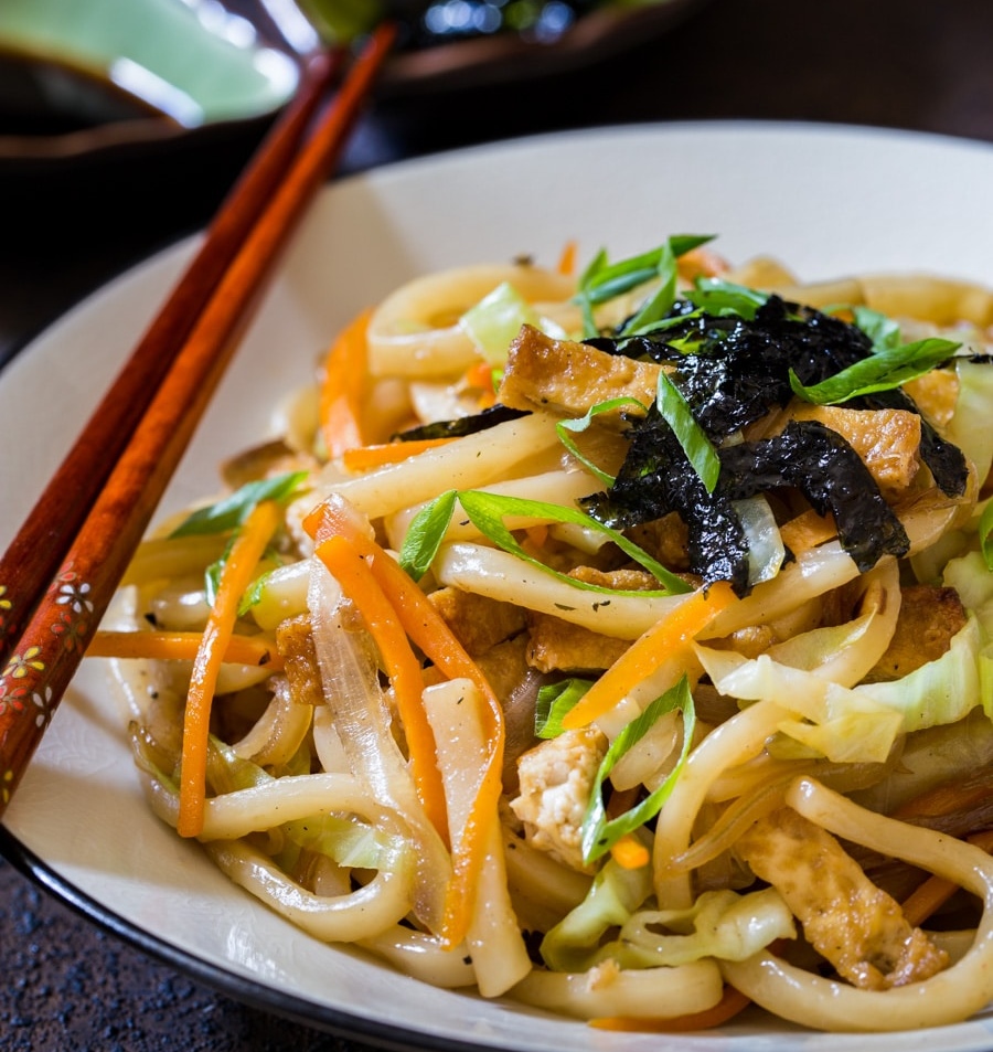 Order 20. Vegetable Yaki Udon food online from Mori Sushi store, Indianapolis on bringmethat.com