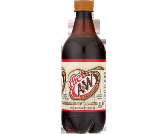 Order Diet A&W Root Beer Bottle 20 oz food online from Fair Mart store, Philadelphia on bringmethat.com