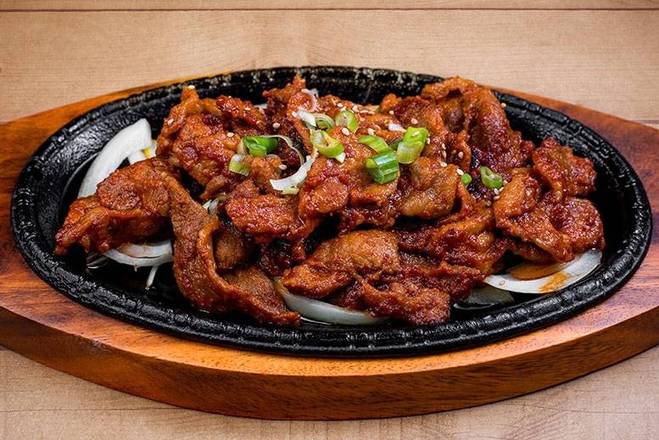 Order Spicy Pork(Dinner) food online from Kong Tofu & Bbq store, Cupertino on bringmethat.com