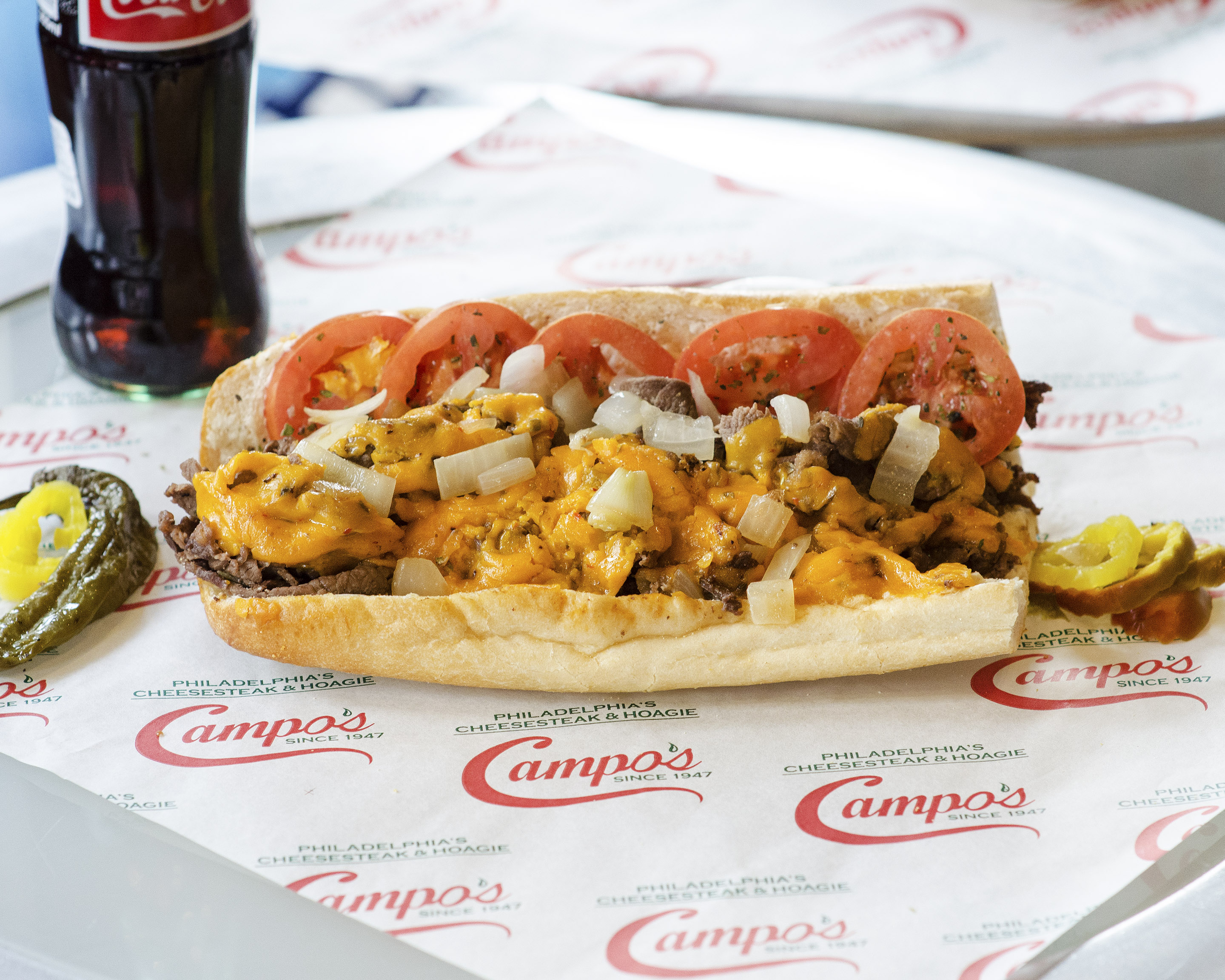 Order Flyers Ice Steak Cheesesteak food online from Campo's Philly Cheesesteaks store, Philadelphia on bringmethat.com