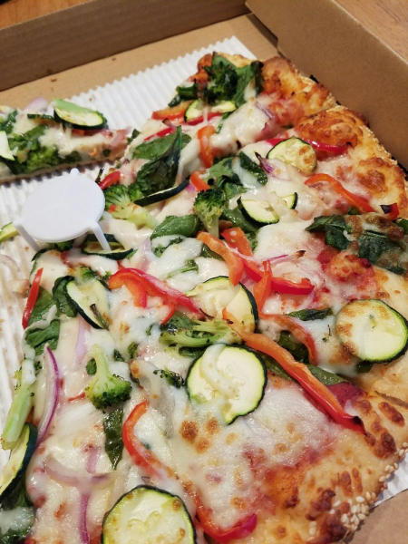 Order Stackers Veggie Special Pizza food online from Stackers Pizzeria store, Saratoga on bringmethat.com