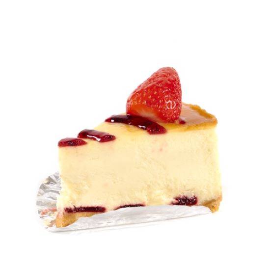 Order Strawberry Cheesecake Slice food online from Sweet Hut Bakery & Cafe store, Marietta on bringmethat.com