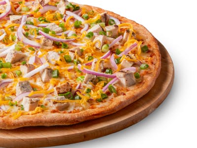 Order California Garlic Chicken Pizza - Small 10" food online from Pizza Guys store, Santa Rosa on bringmethat.com