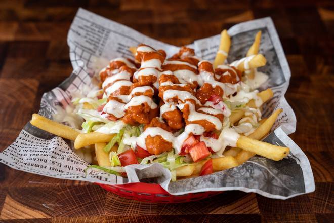 Order Loaded Buffalo Ranch Fries food online from Lefty Cheesesteak store, South Lyon on bringmethat.com