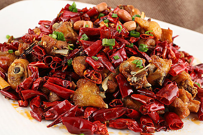 Order C1. Chongqing Chicken重庆辣子鸡 food online from Shu Chinese Restaurant store, Guilderland on bringmethat.com