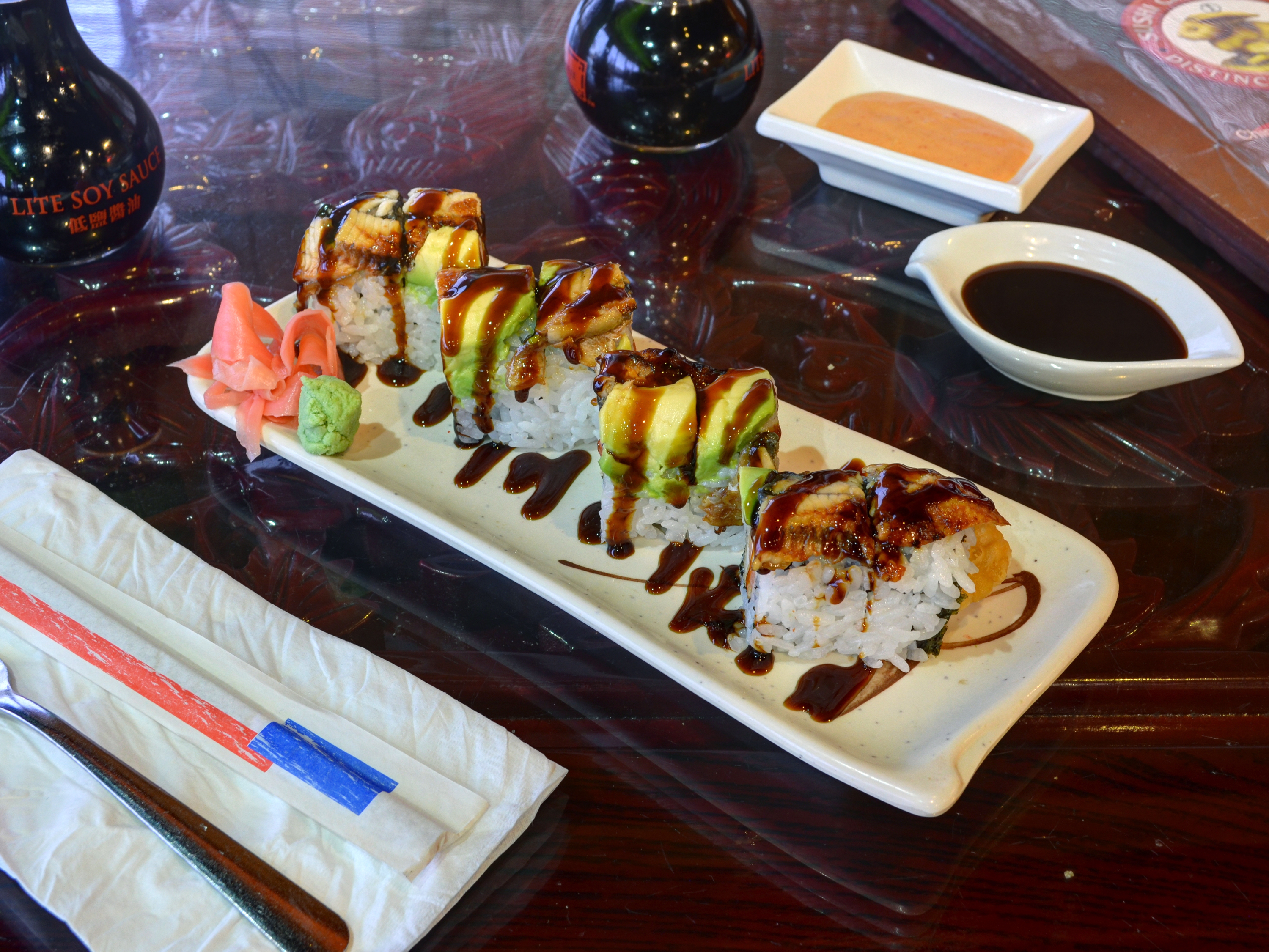 Order Pearl Harbor Roll food online from Sushi China Cafe store, Morrow on bringmethat.com