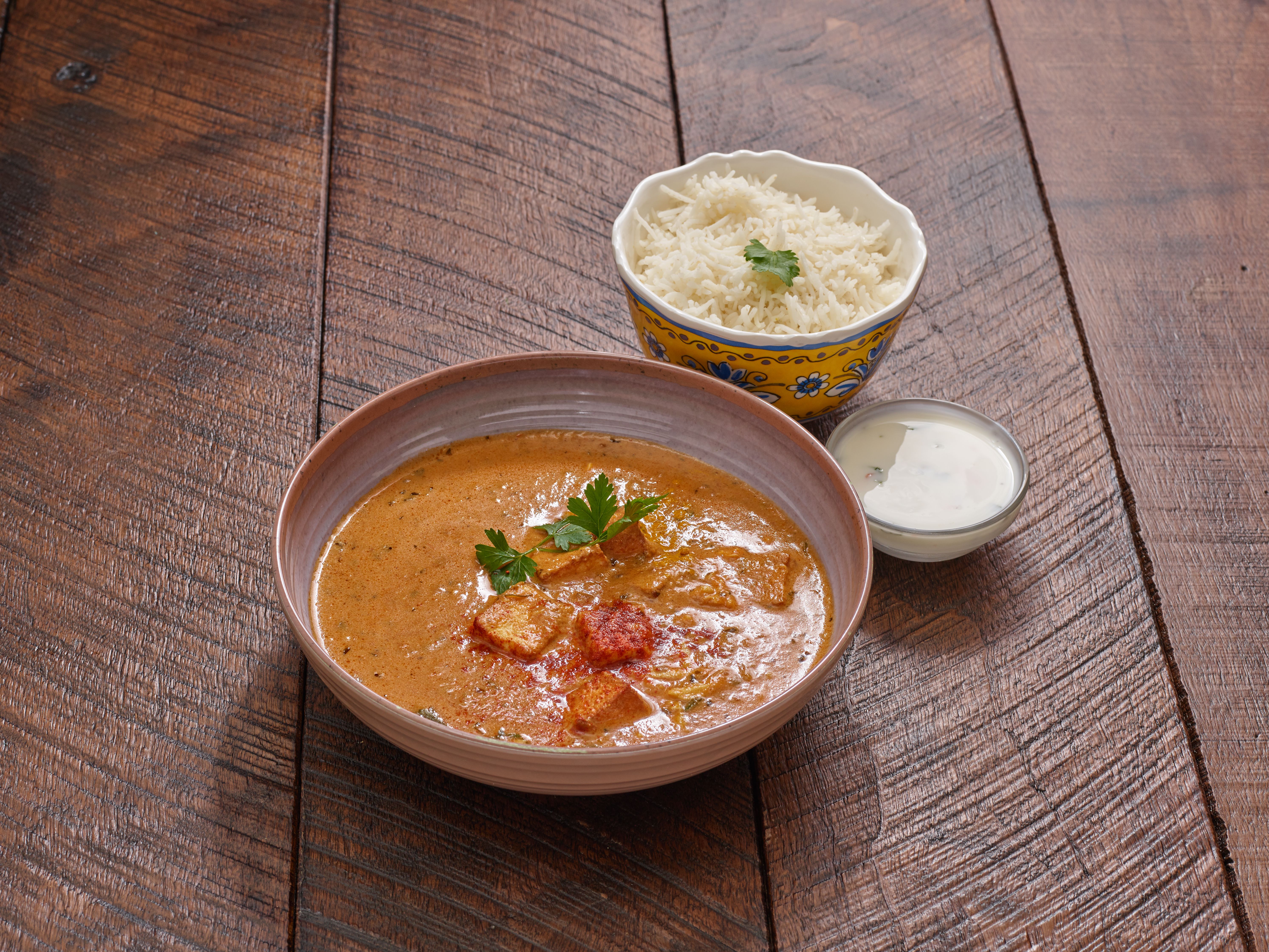 Order 50. Paneer Makhani Curry food online from Udupi Palace store, San Francisco on bringmethat.com