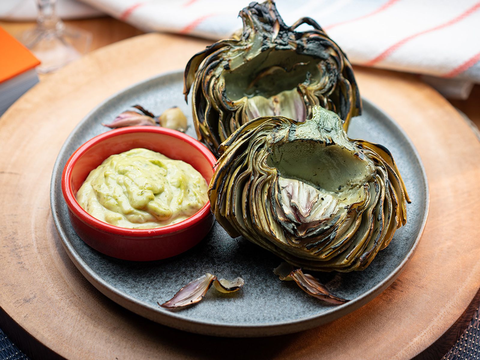 Order Grilled Artichoke food online from Cheebo store, Los Angeles on bringmethat.com